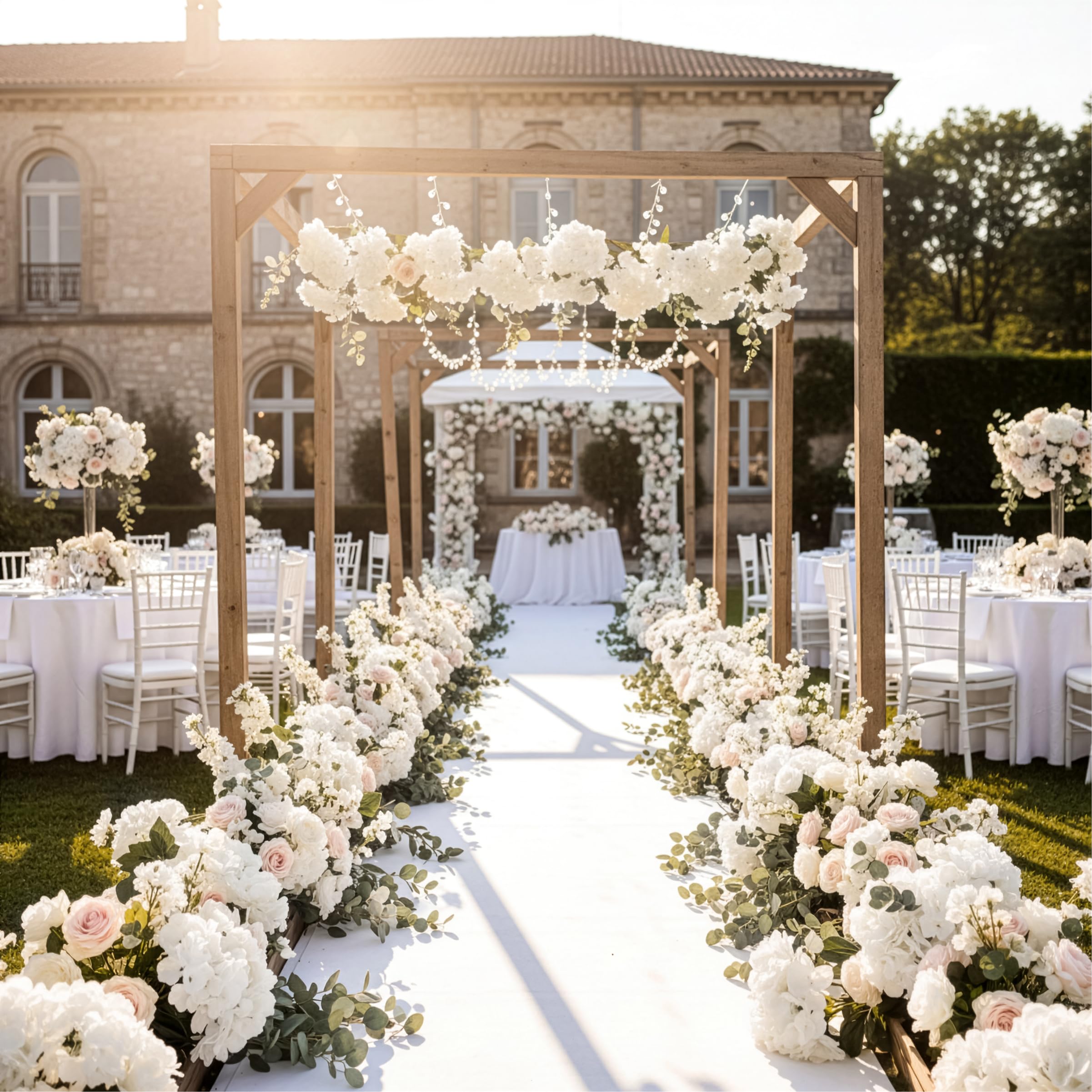 Auihiay hydrangea table centerpiece shows elegant event styling benefit