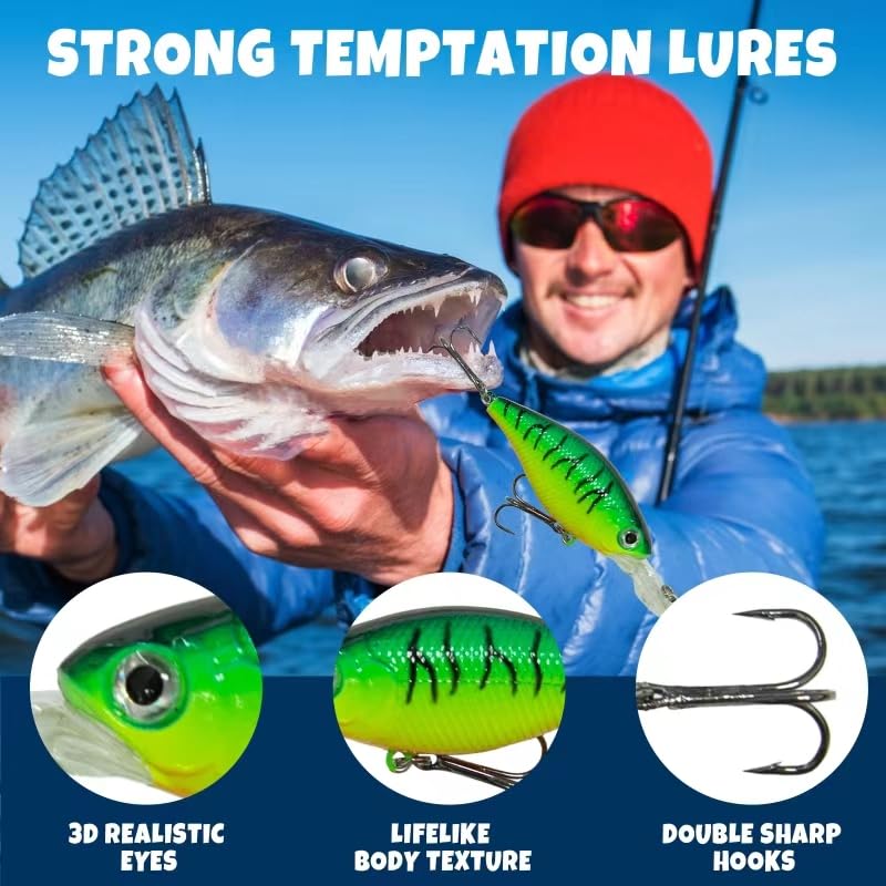 Aukney soft bait shown flexed in hand to demonstrate lifelike movement and durable material