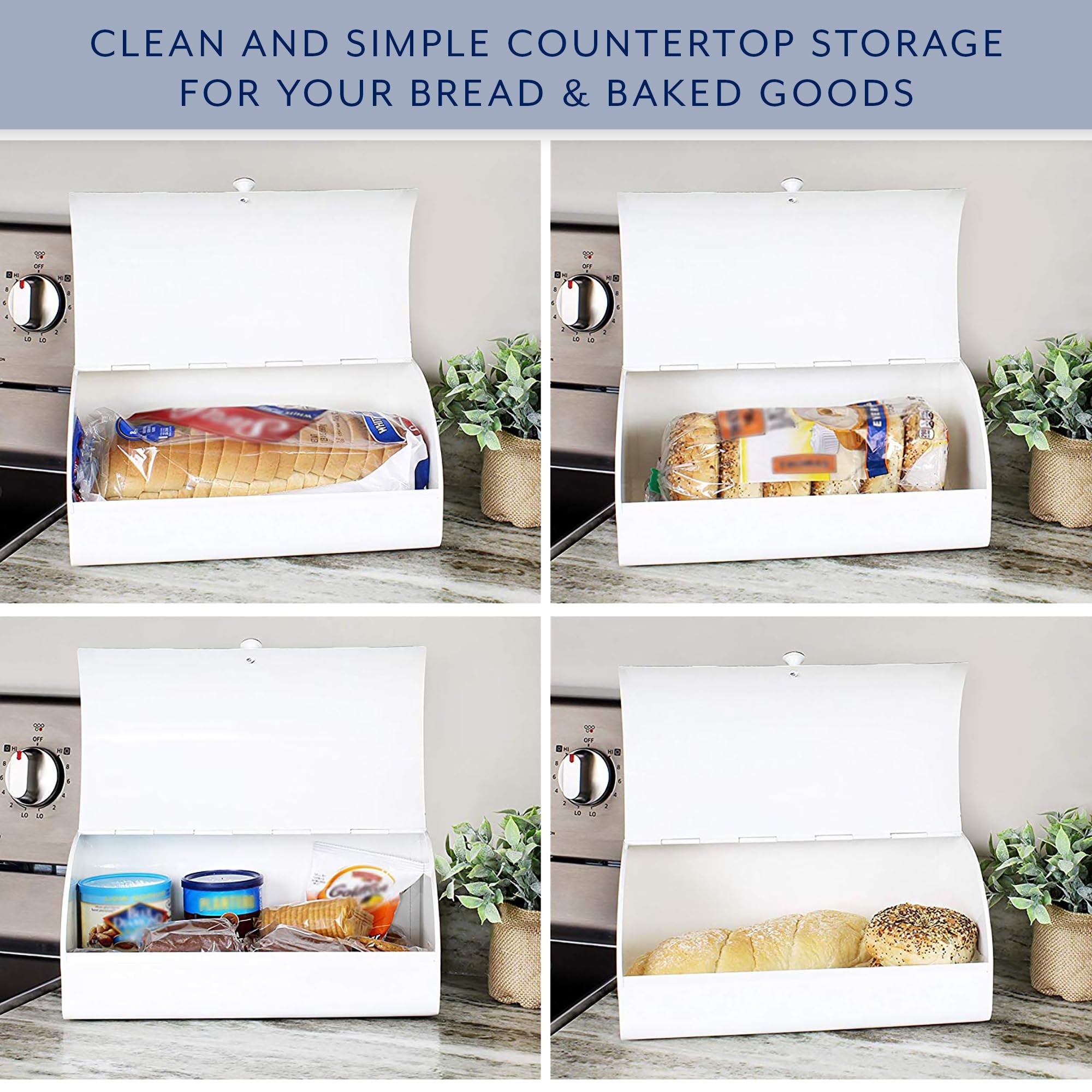 AuldHome Design organizing snacks and pastries to declutter countertops