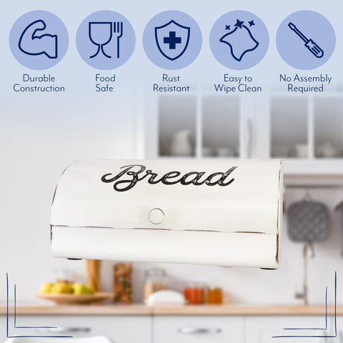 AuldHome Design styled on a kitchen counter adding rustic decor appeal