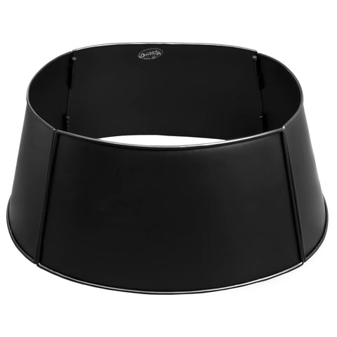 AuldHome Design close-up of matte-black enamelware texture for durable look