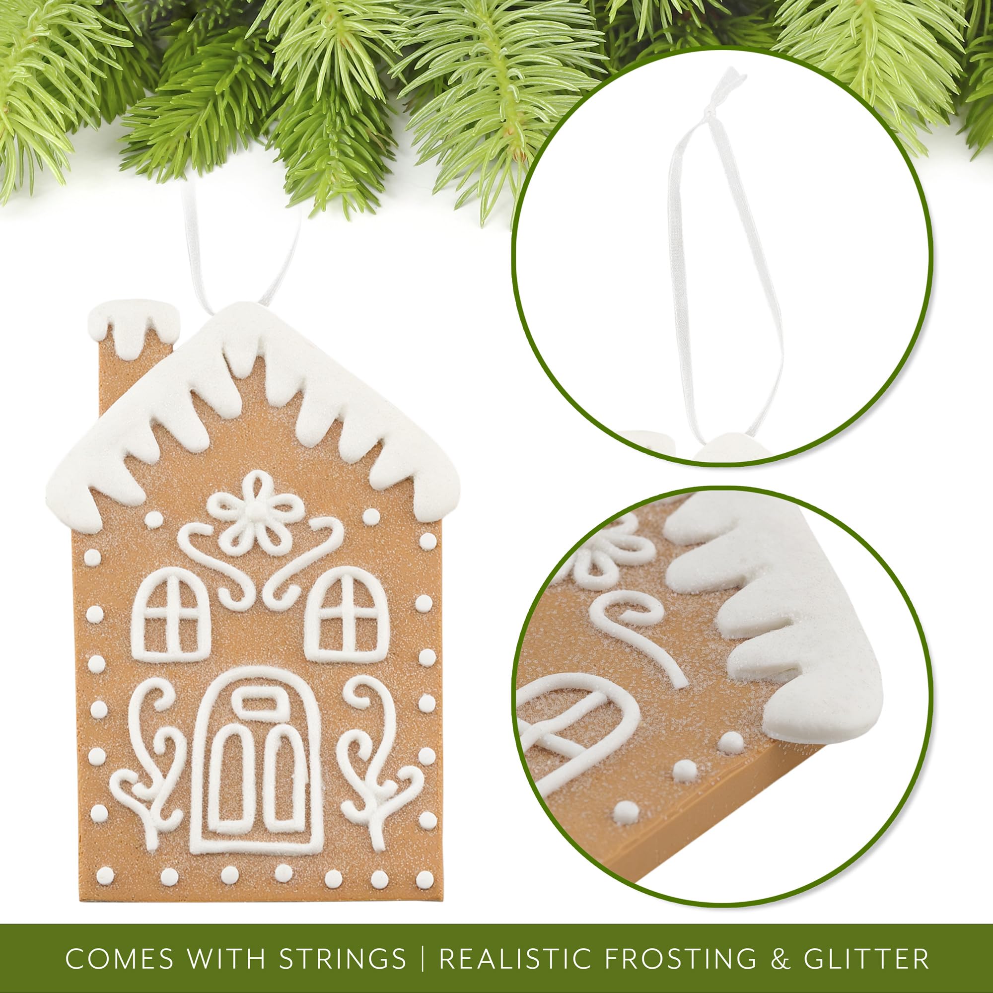 AuldHome Design side profile showing house shape and lightweight design for easy hanging