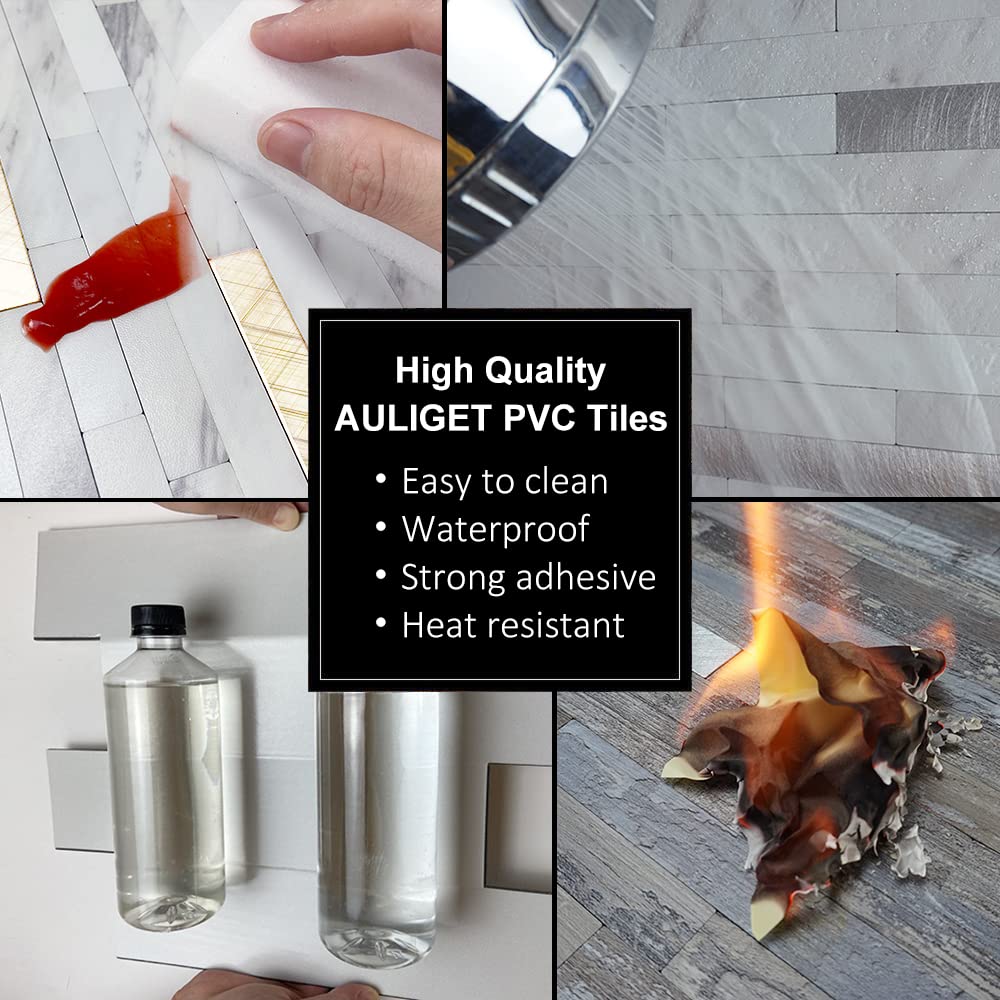 AULIGET trimmed tile edge showing clean cuts and precise fit