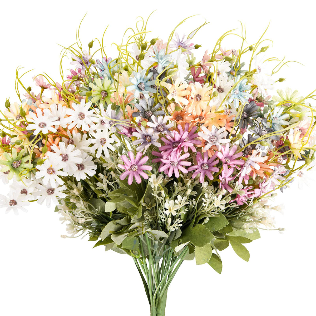 AUMVEYI front view of six bundled wildflower stems showing vibrant colors and fullness