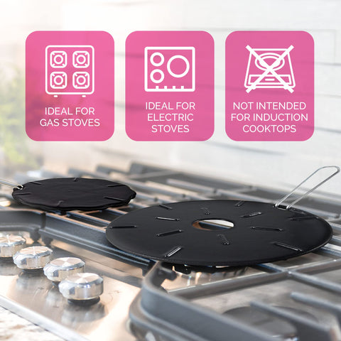 Aunt Shannon's Kitchen removable stainless handle shown for safe lifting