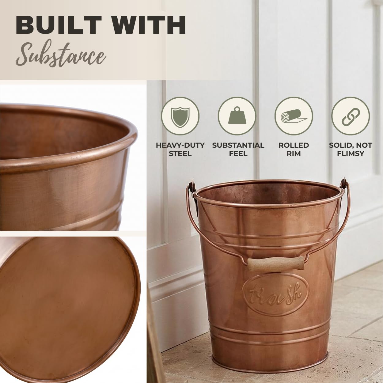 Autumn Alley side profile displays slim shape saving floor space