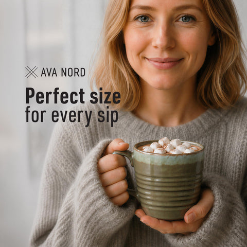 Ava Nord handle detail emphasizing comfortable grip and secure hold benefit