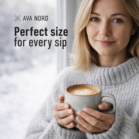 Ava Nord ergonomic handle detail, comfortable secure grip benefit