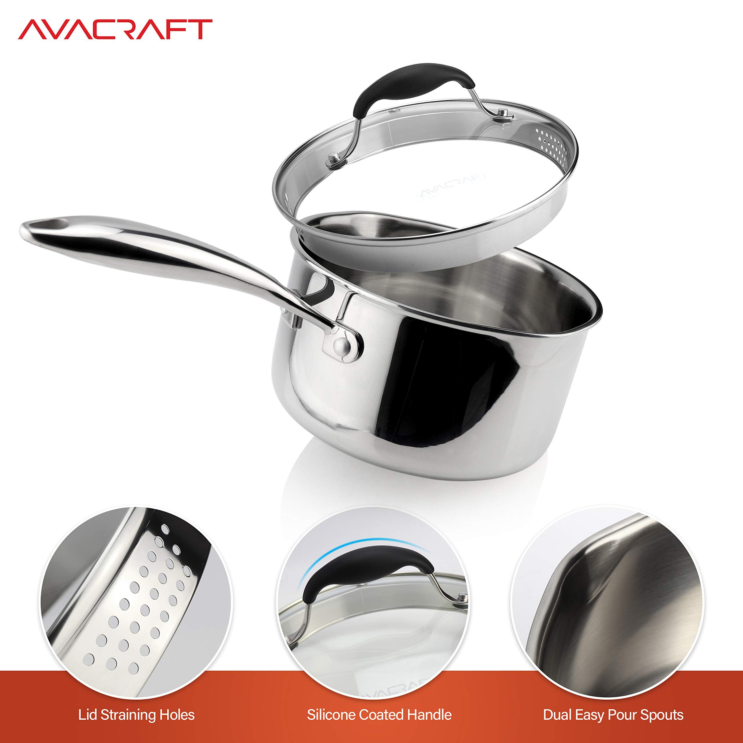 AVACRAFT interior with measurement marks showing accurate portioning benefit