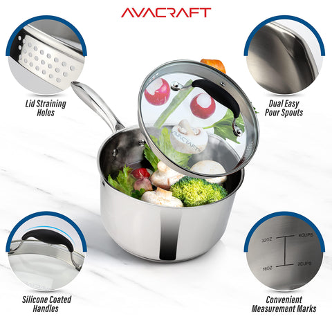 AVACRAFT interior tri-ply construction detail showing even-heat core benefits