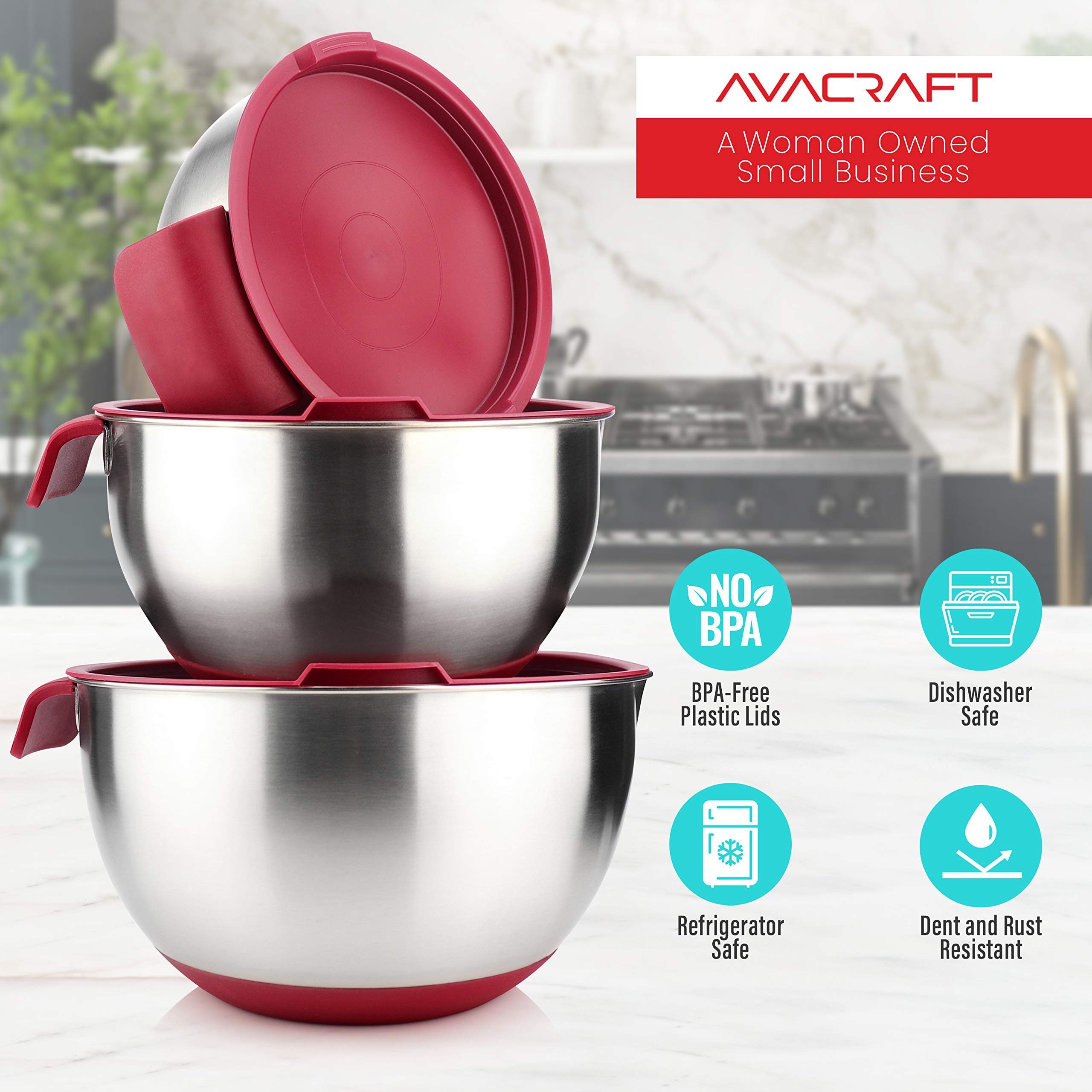 AVACRAFT nested storage in cabinet saving space and organizing kitchen