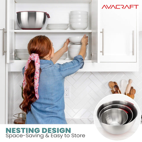 AVACRAFT non-slip silicone base detail providing stability while mixing
