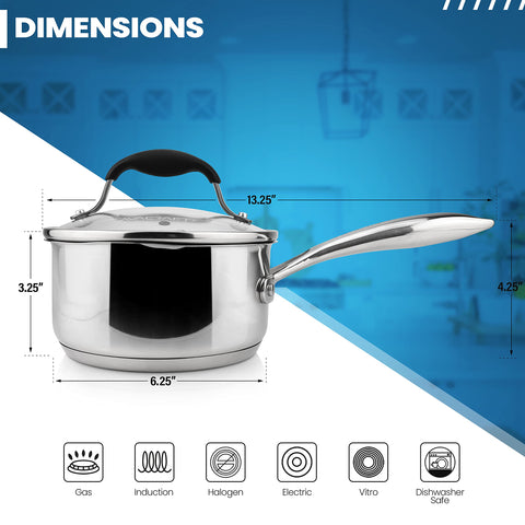 AVACRAFT pouring sauce from dual spout demonstrating drip-free control