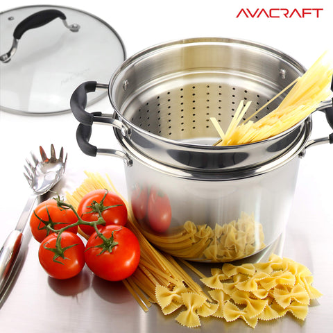 AVACRAFT shatterproof glass lid close-up showing steam vent and visibility
