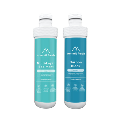 Generic Avalon-compatible front packaging showing dual filters and benefits