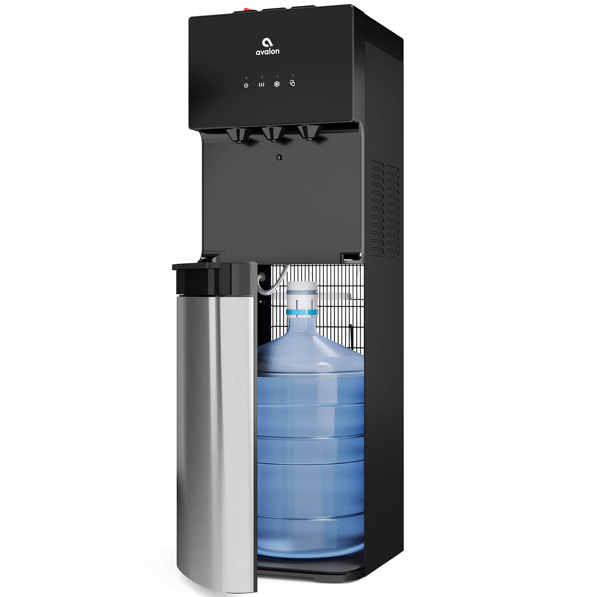 Avalon front view stainless steel cabinet shows durable finish and modern look