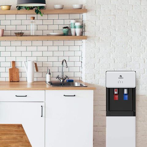 Avalon side profile showing slim design that saves floor space