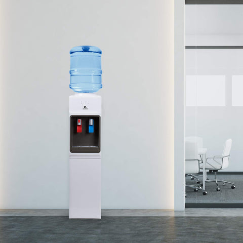 Avalon next to a coffee mug to show scale and quick beverage access