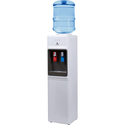 Avalon top-loading bottle installation demonstrating easy bottle swaps and visibility
