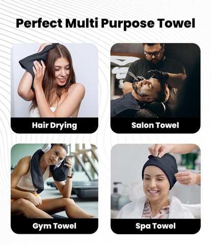 Avalon Towels in gym setting on equipment, quick sweat cleanup benefit