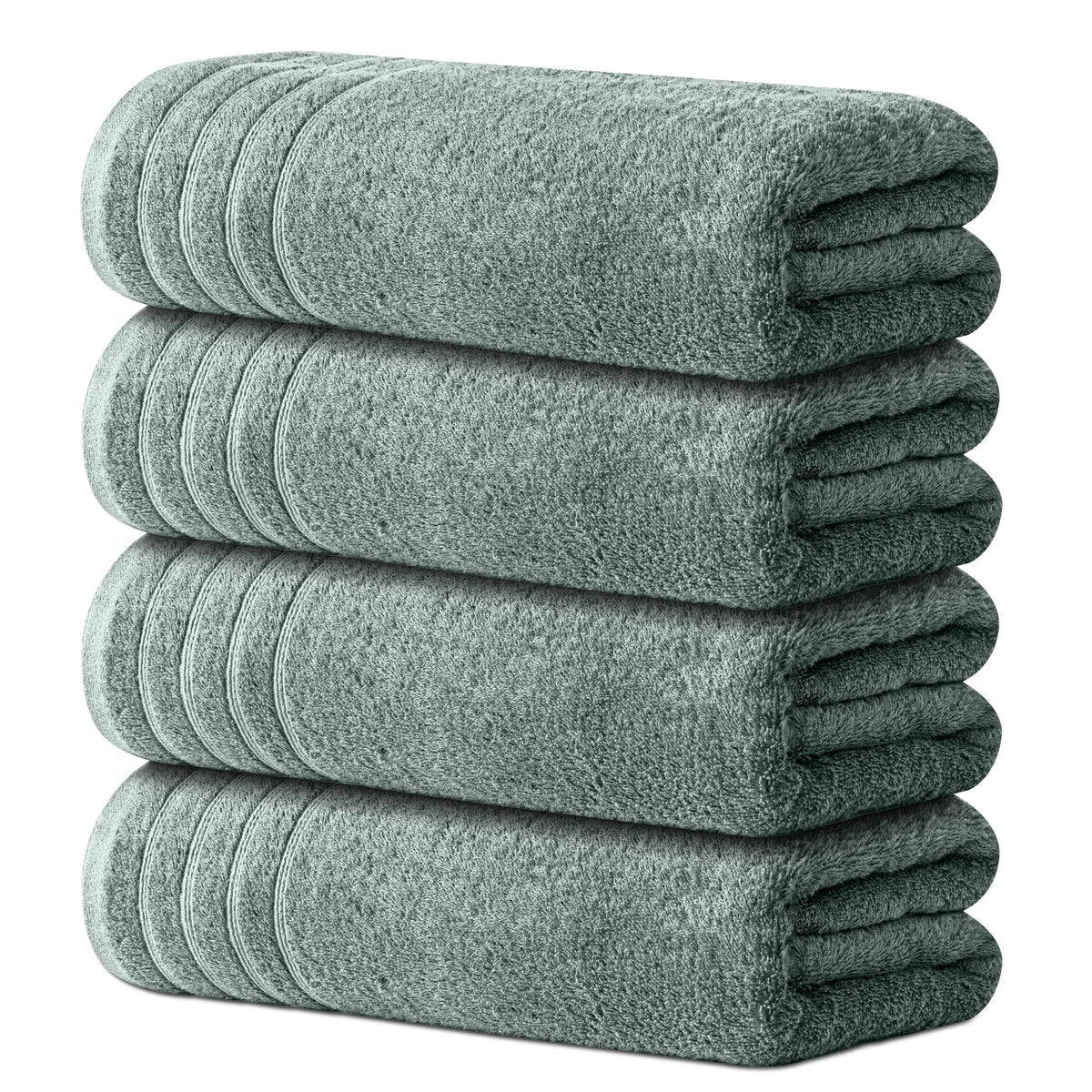Avalon Towels front packaging showing set of four towels and size