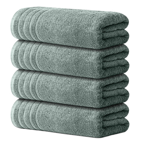 Avalon Towels front packaging showing set of four towels and size