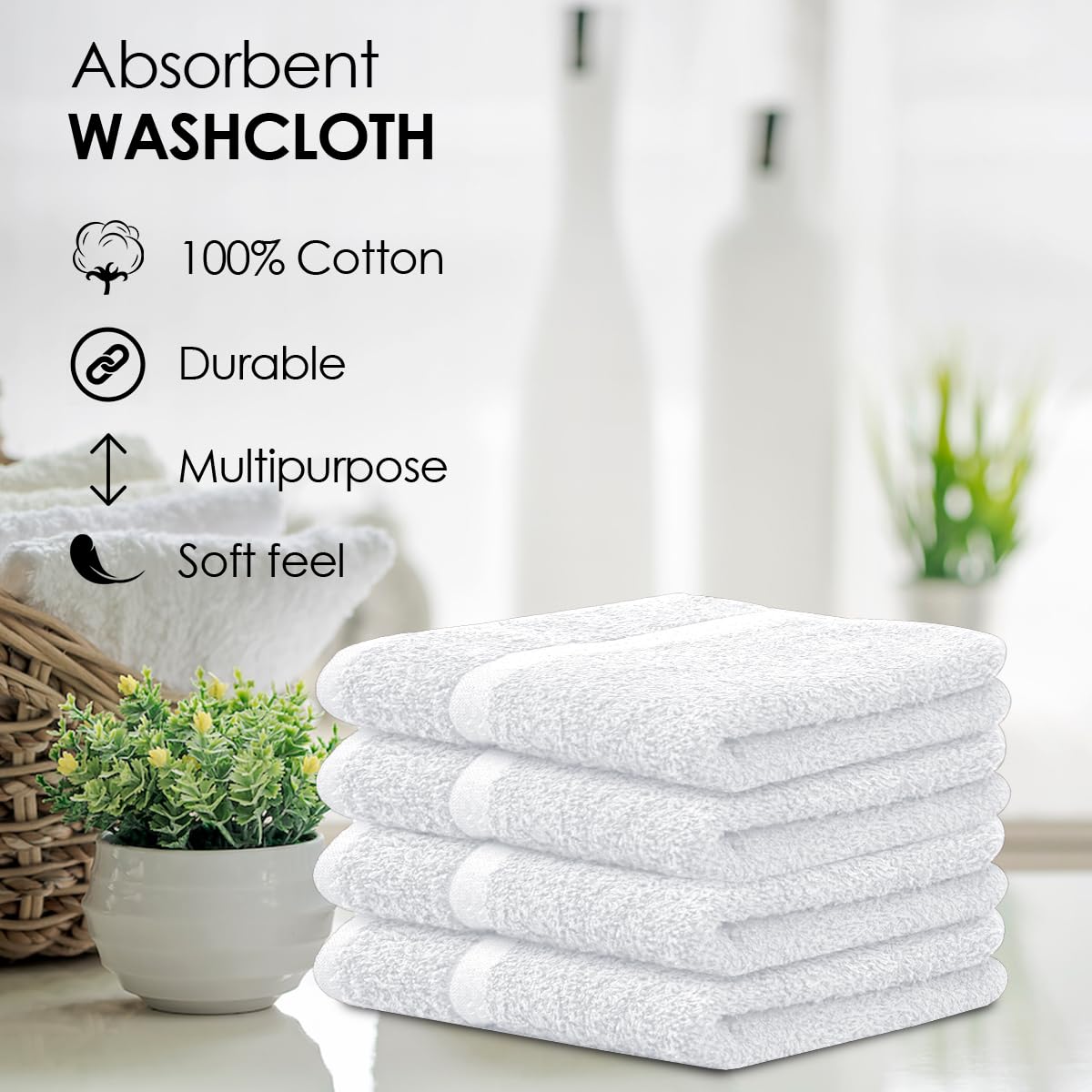 Avalon Towels arranged in spa setting, professional hotel-quality appearance