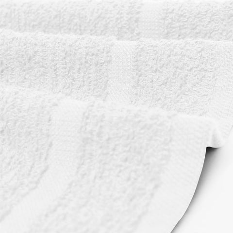 Avalon Towels wiping kitchen counter, durable for household cleaning
