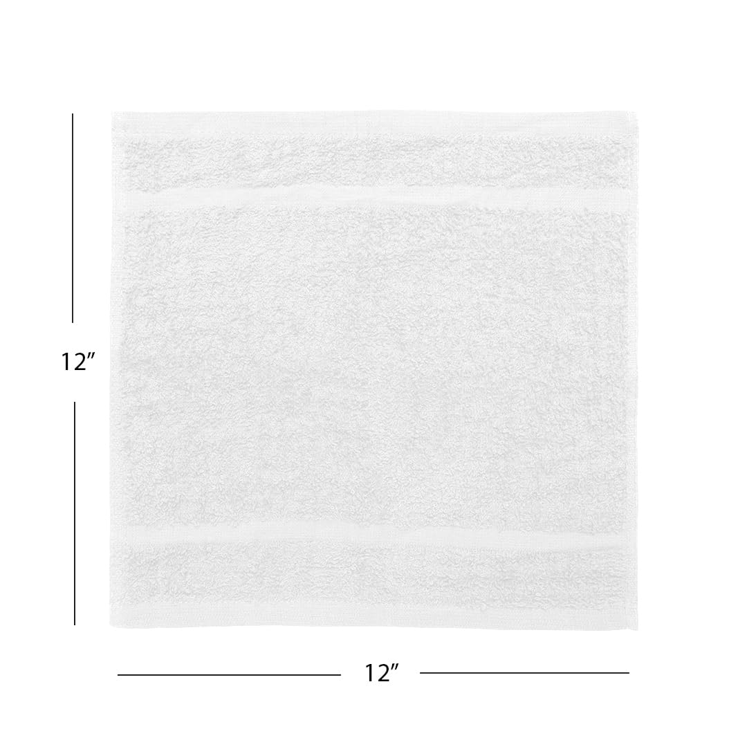 Avalon Towels label and fabric detail showing 100% ring-spun cotton quality
