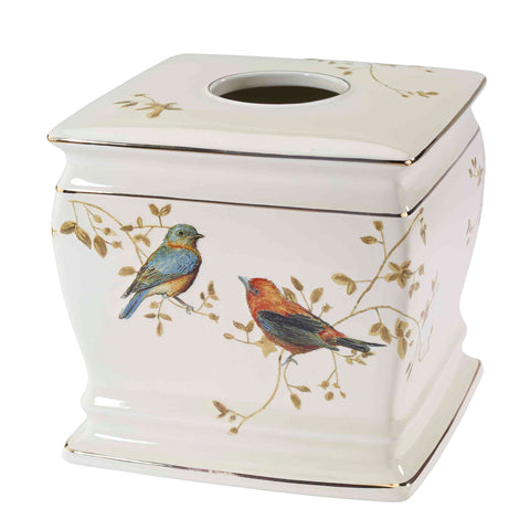 Avanti Linens front view showing ivory ceramic and gold trim benefit adds elegance