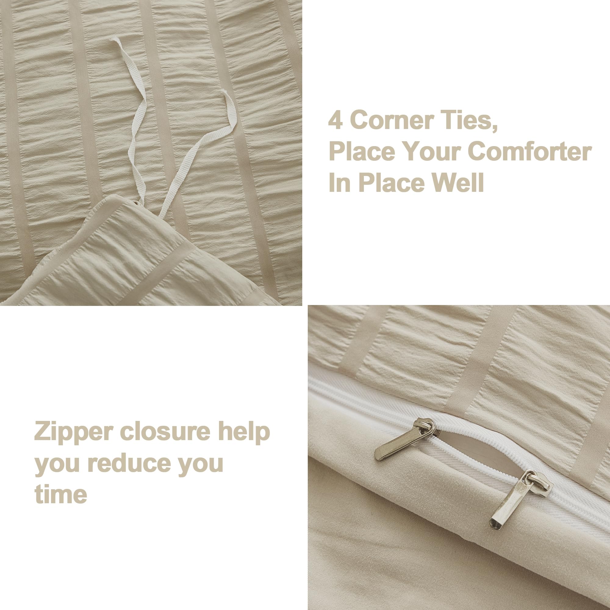 AveLom duvet cover in use on styled bed showing breathable comfort