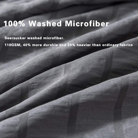 AveLom metal zipper detail on duvet cover for fast secure closure and easy changing