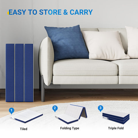 Avenco mattress set up inside caravan illustrating travel-ready comfort