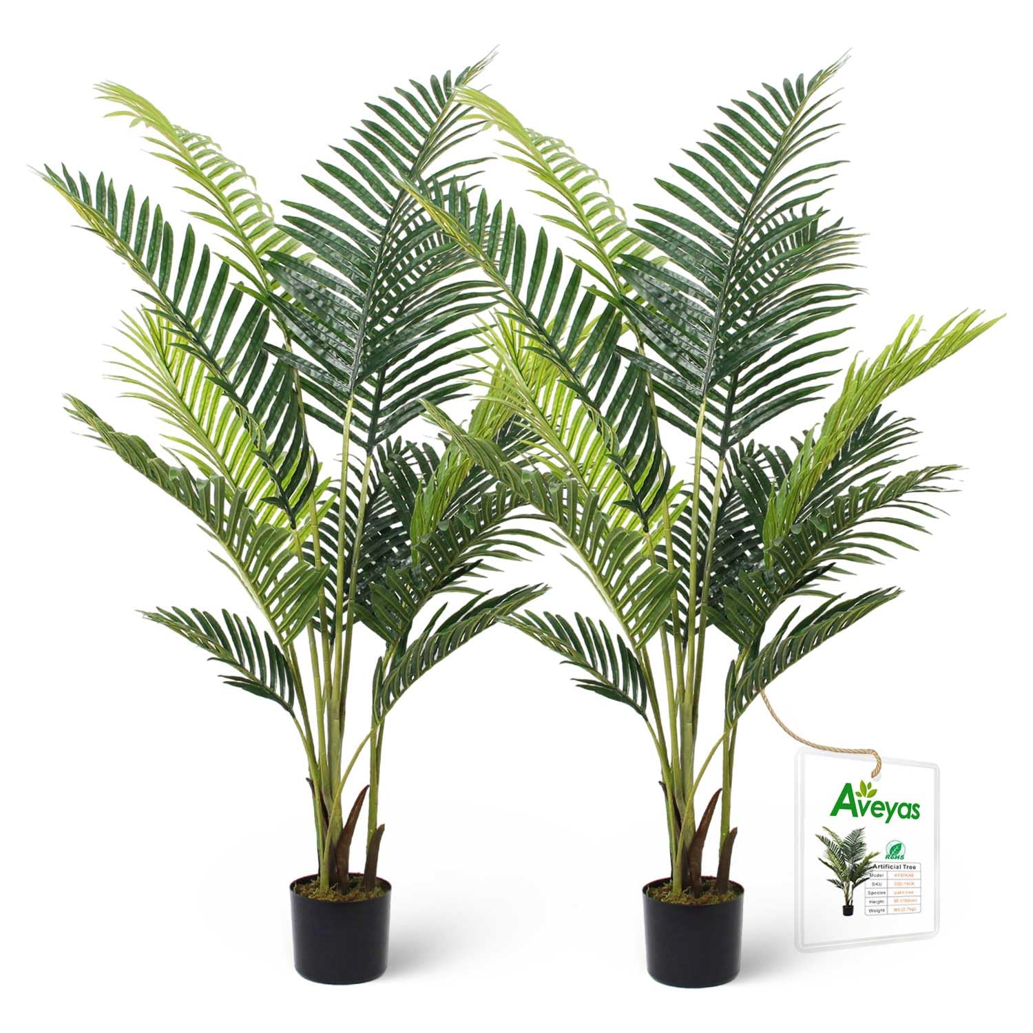 Aveyas front view pair showing full 5ft height and ready-to-display impact