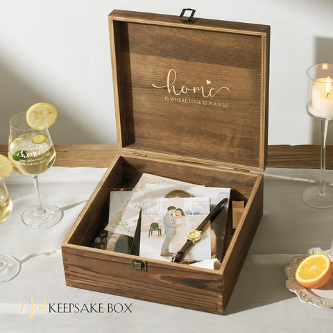 AW BRIDAL engraved lid detail showing crafted message and keepsake appeal benefit