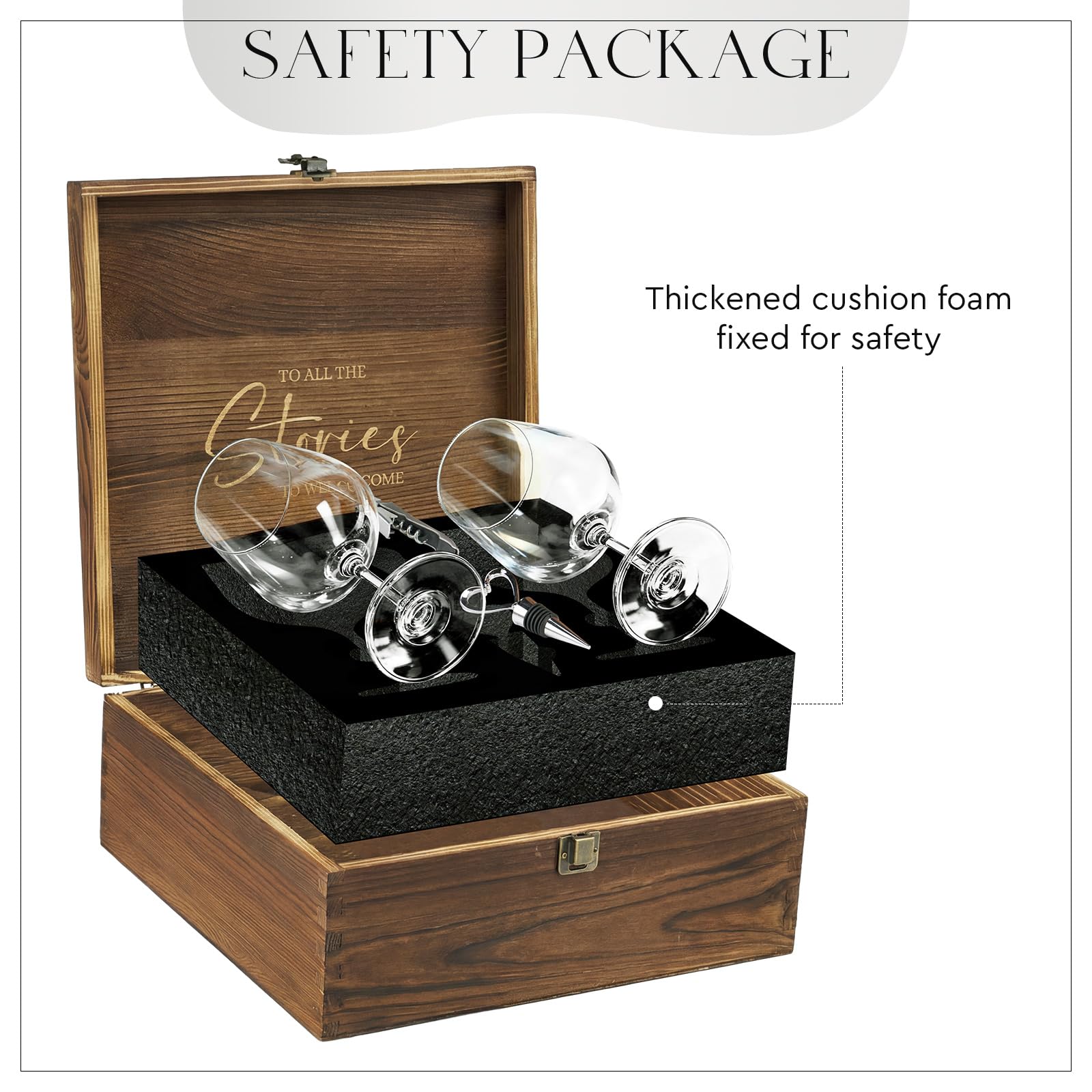 AW BRIDAL box open with jewelry inside demonstrating repurpose use