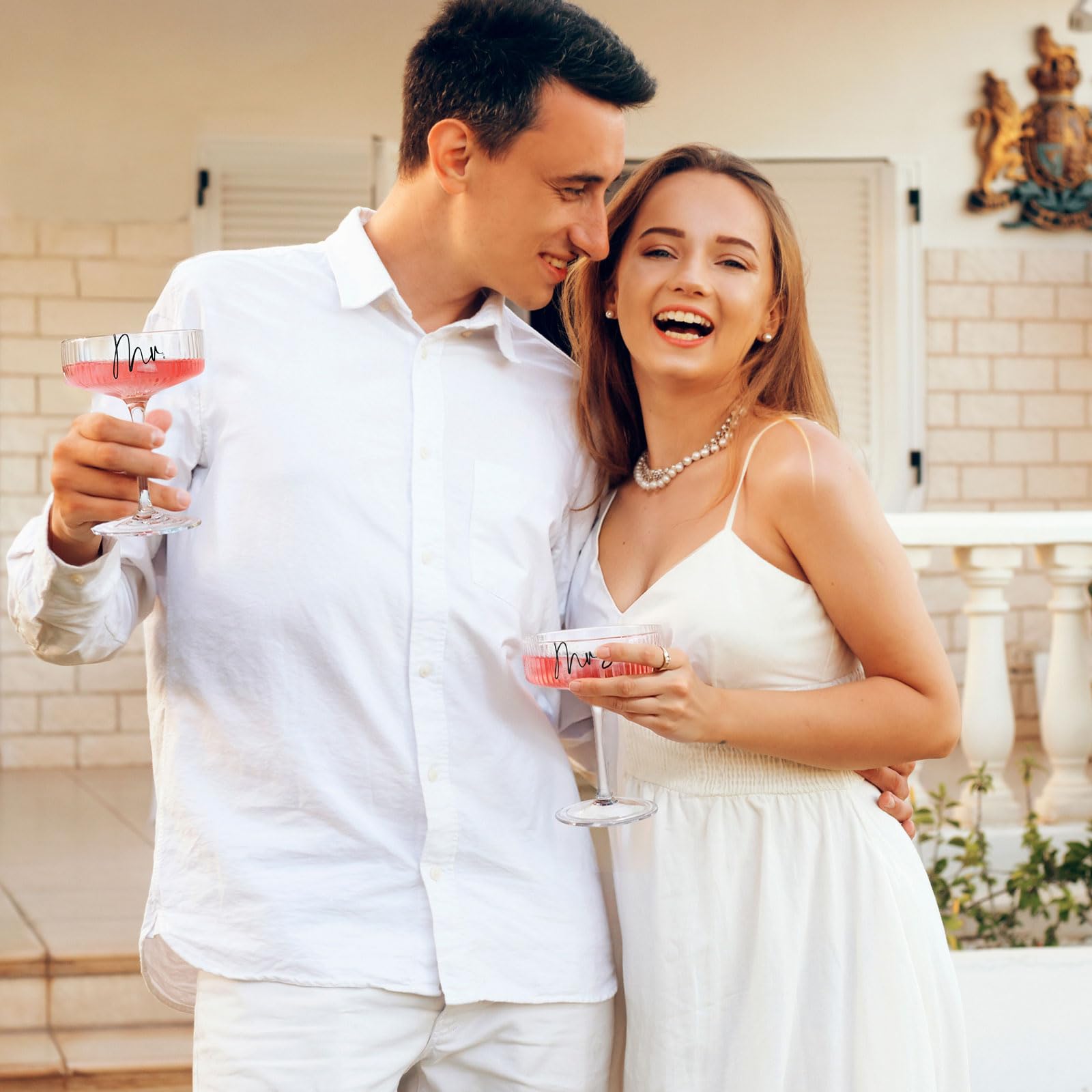 AW BRIDAL glasses held in hand, comfortable stem and weight benefit