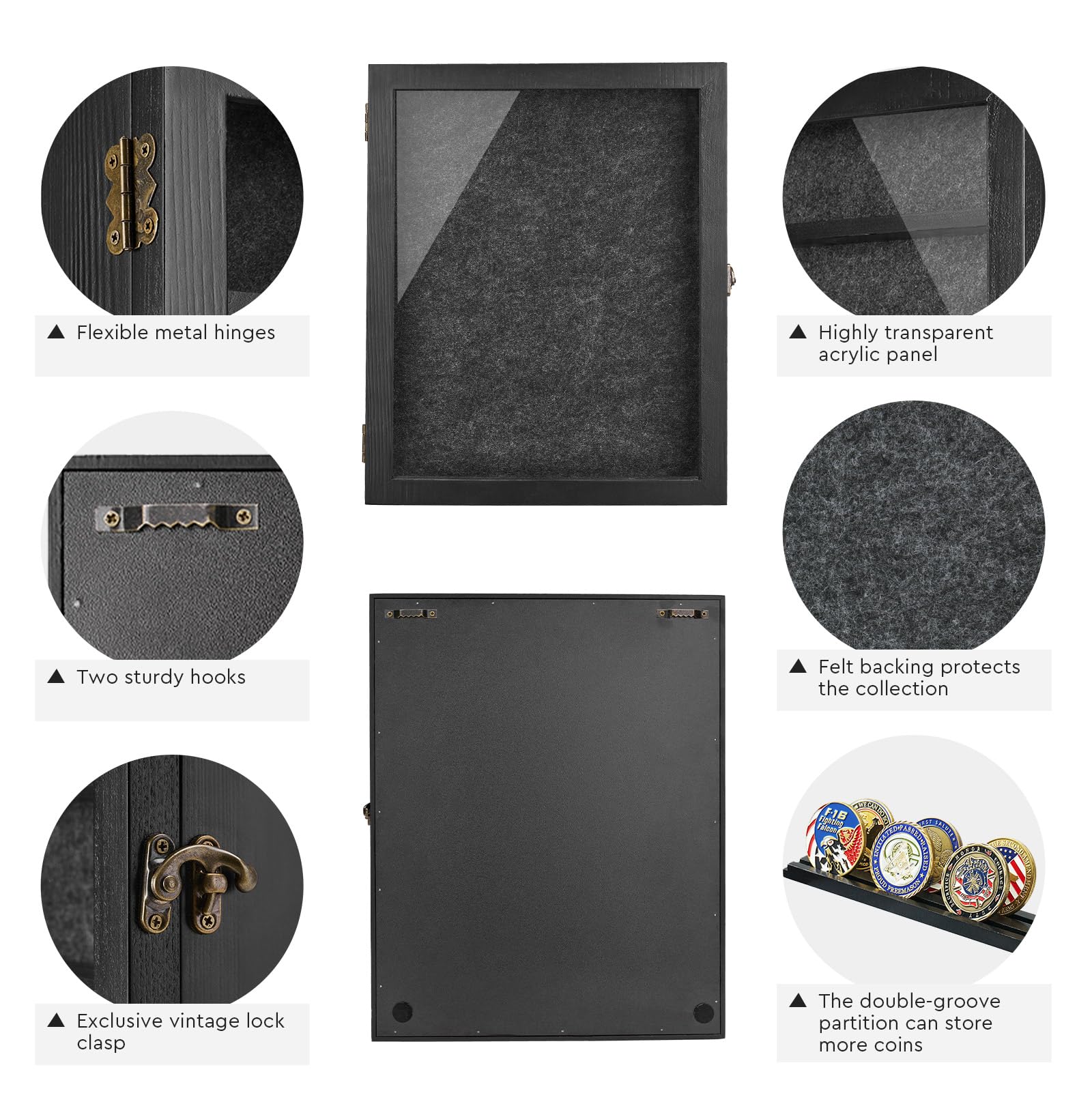 AW BRIDAL interior view with felt lining and adjustable dividers protecting items