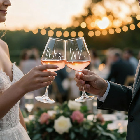 AW BRIDAL glass held in hand showing scale and comfortable capacity