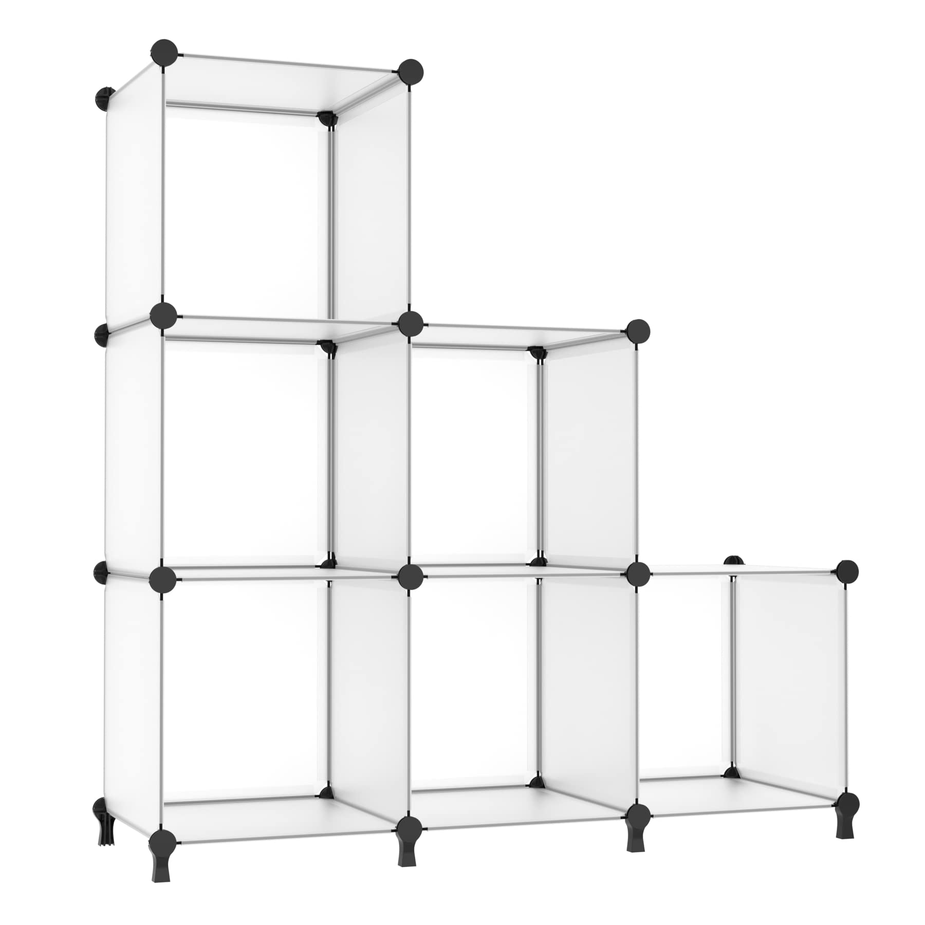 AWTATOS front view of 6-cube organizer showing organized storage benefits