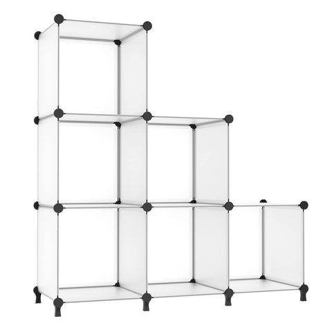 AWTATOS front view of 6-cube organizer showing organized storage benefits