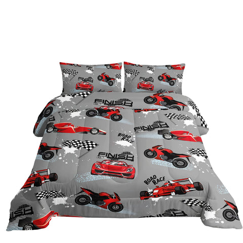 Axolotl U-shape stitched comforter detail keeping filling evenly distributed