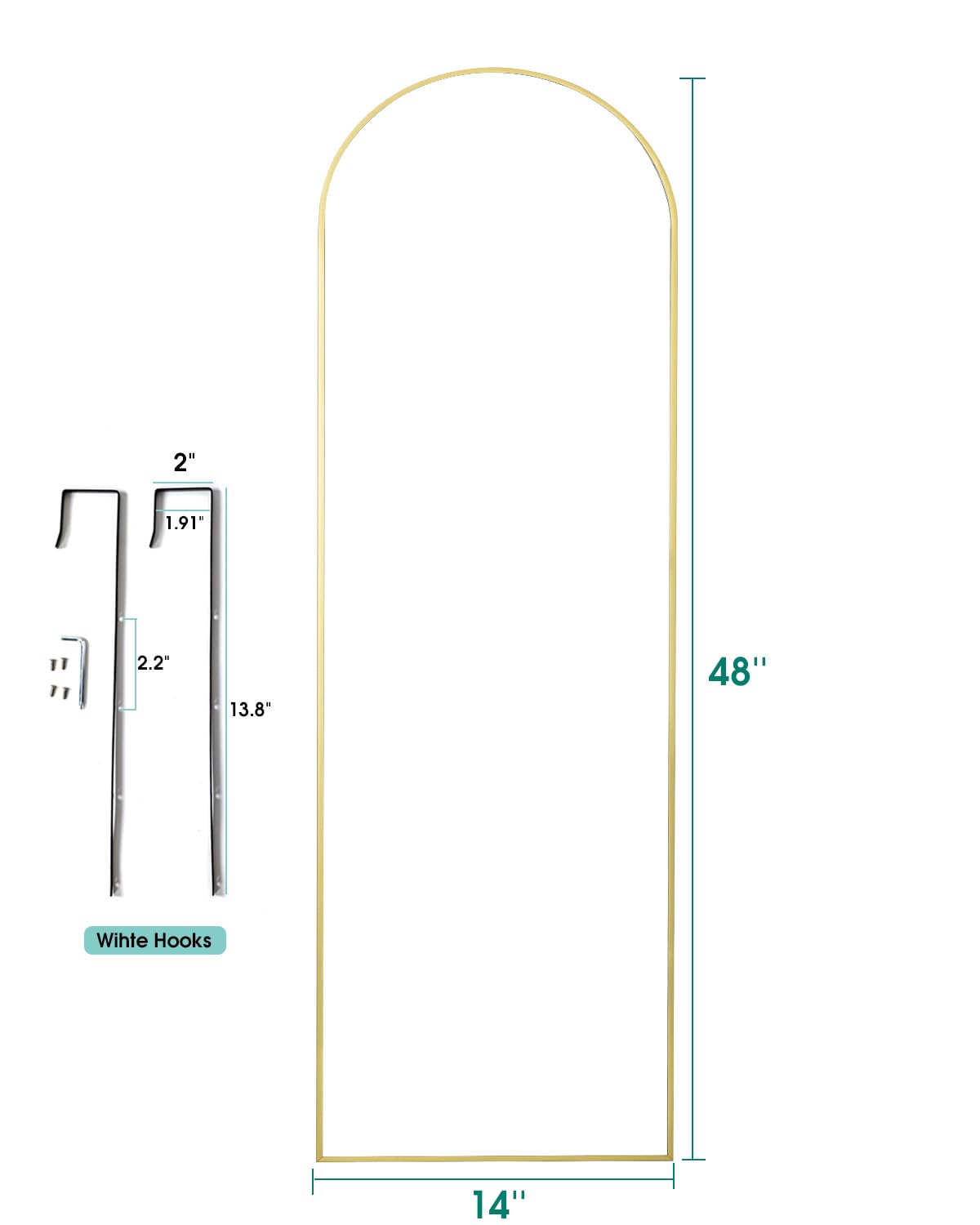 AyeWish gold aluminum frame close-up highlighting lightweight durable finish