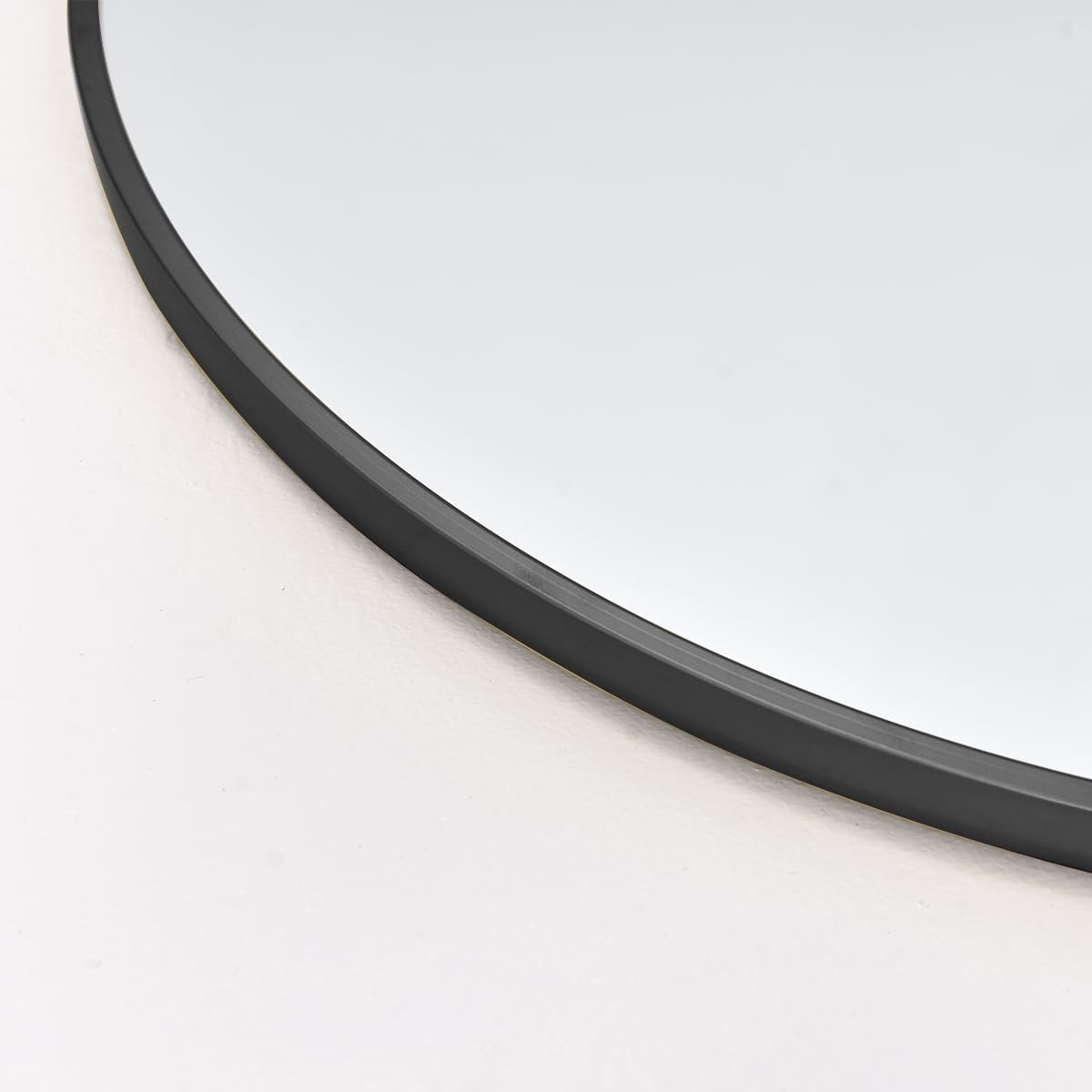AyeWish mirror next to door frame showing 58-inch height for true full-length view