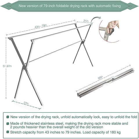 AZHZOLSK twenty windproof hooks detail keeping clothes securely in place outdoors