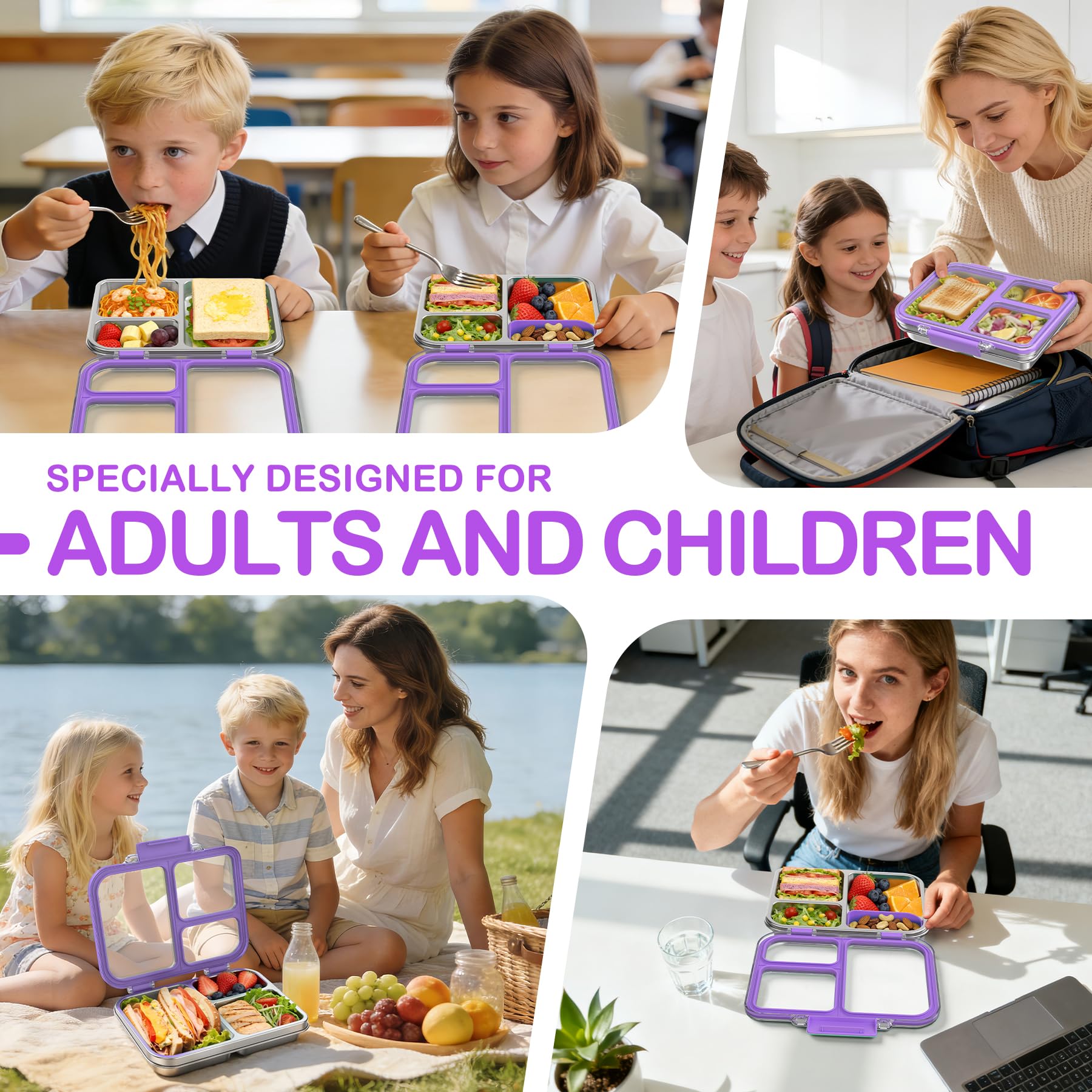 BABHAMNESS lunchbox on picnic blanket illustrating family-friendly use