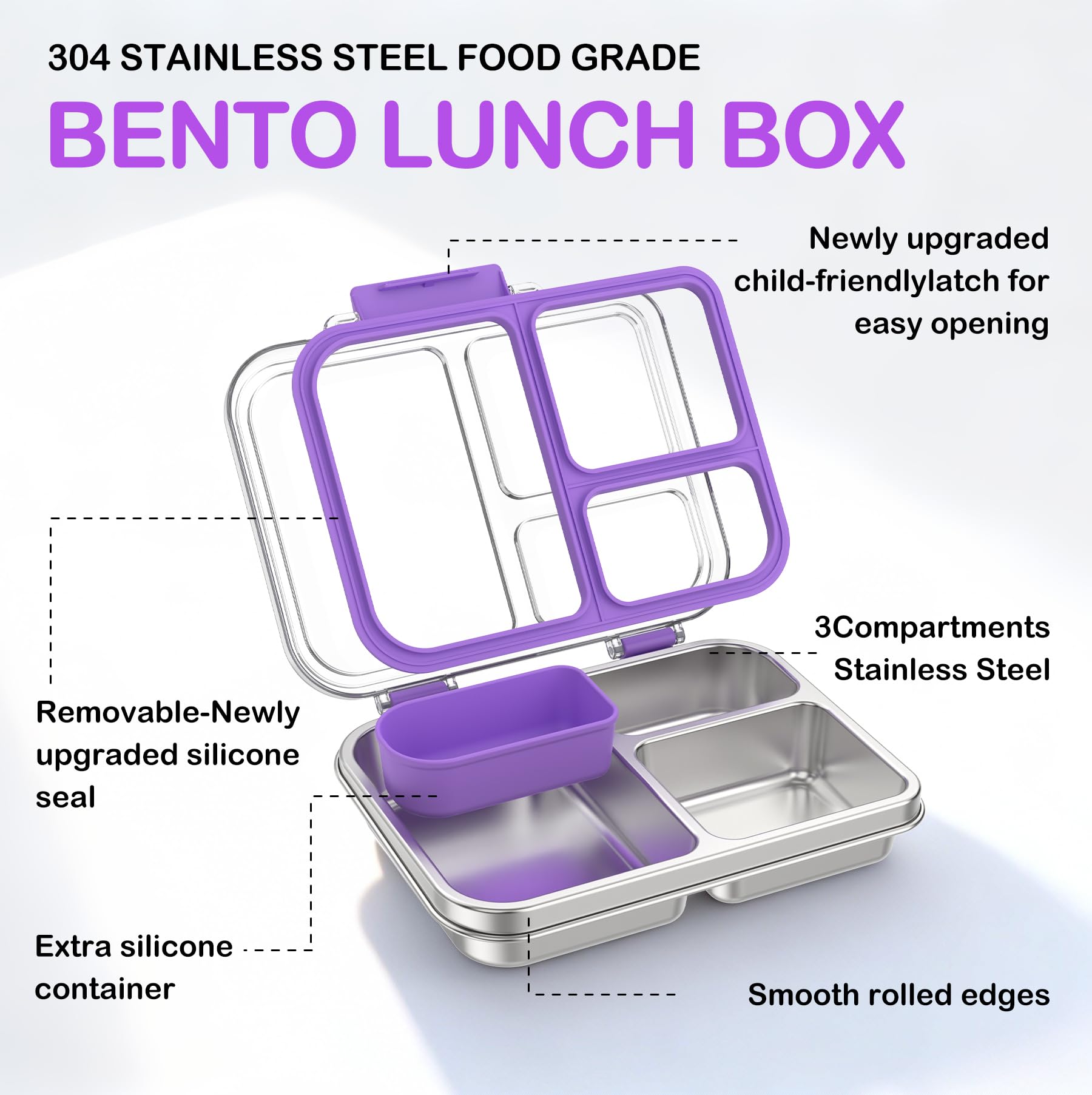 BABHAMNESS open bento with separated meal showing organized compartments