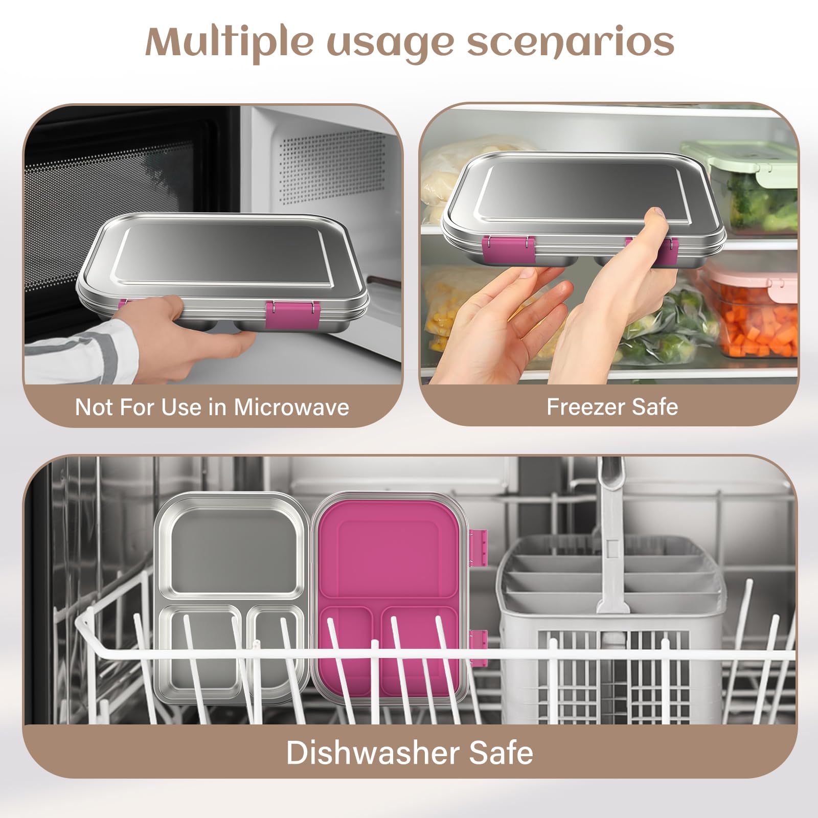 BABHAMNESS inside dishwasher to show easy-clean convenience benefit