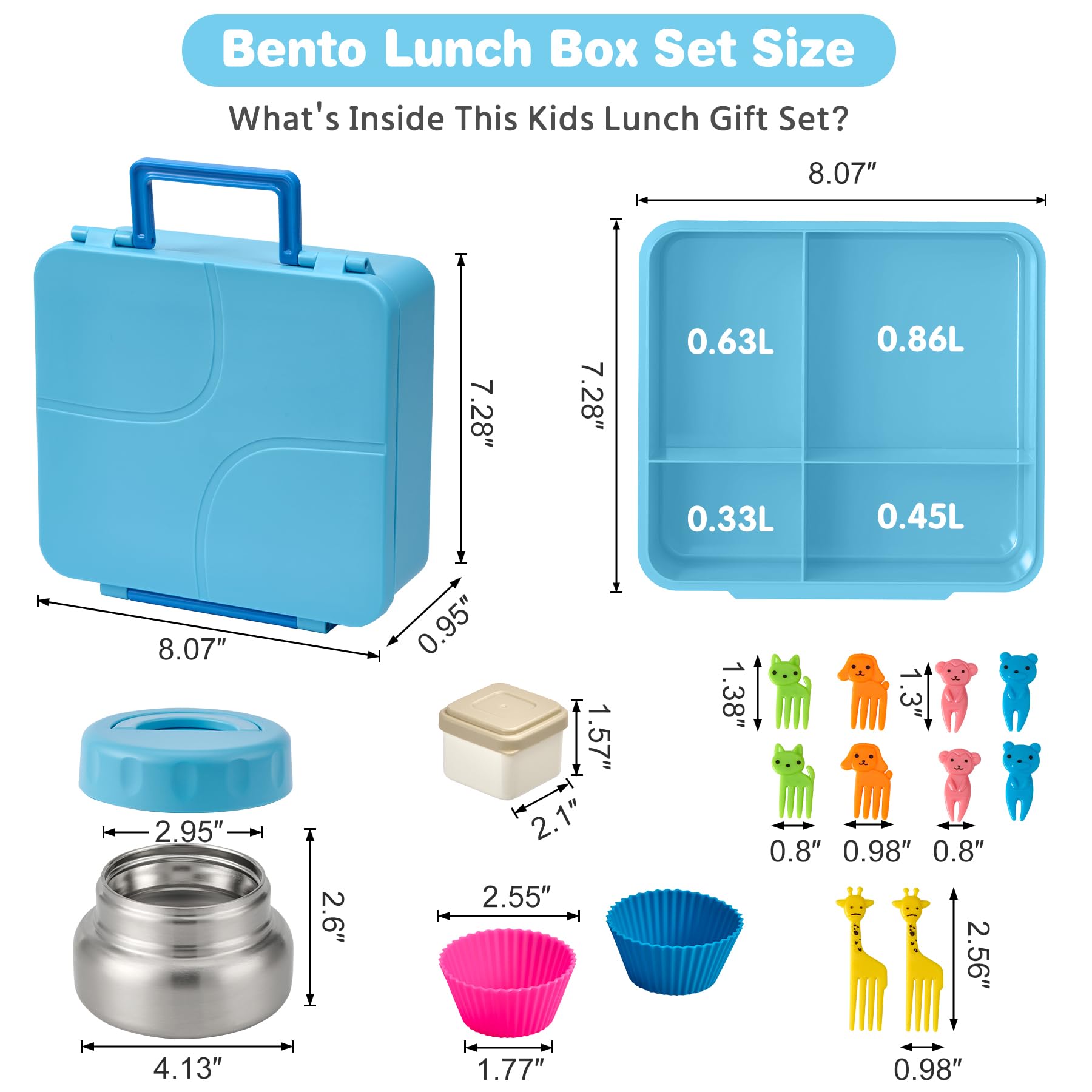BABHAMNESS hand holding lunch box by handle showing easy carry for kids