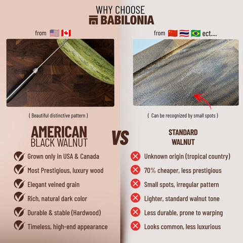 BABILONIA kitchen scene showing board in use for efficient meal prep